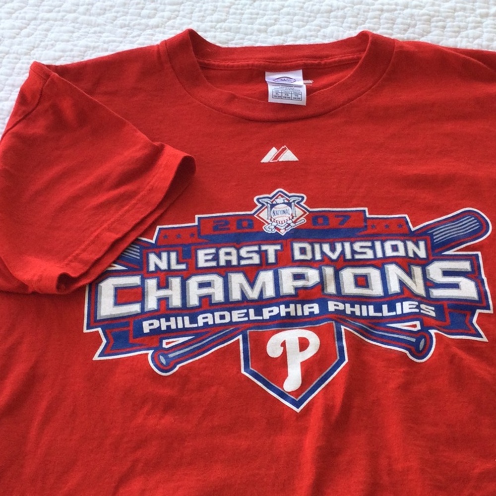 Phillies 2007 baseball tee shirt youth-young man’s size XL 18/20.